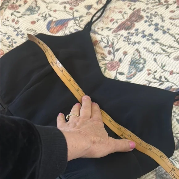 Anthropologie Maeve Black Asymmetrical Jumpsuit with Wide-Leg Design - Picture 11 of 13